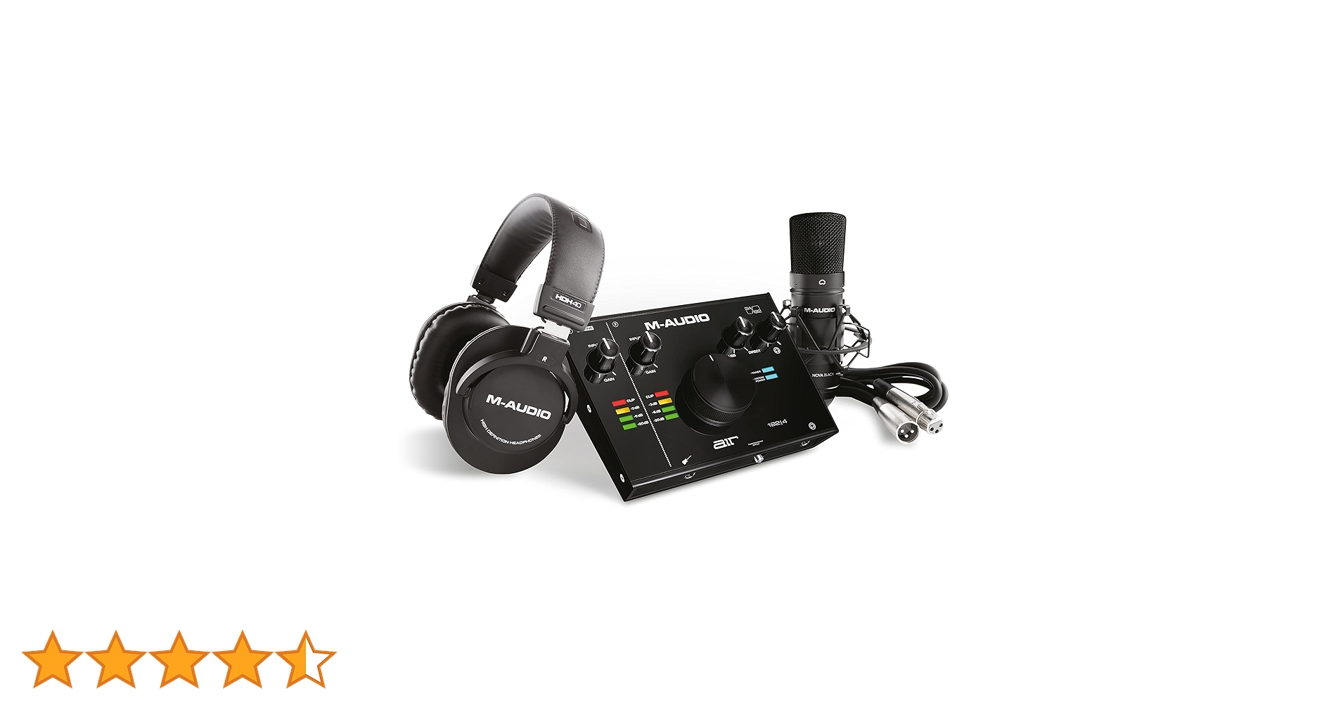 M-Audio DTMセット AIR 192 | 4VocalStudioPro M-Audio AIR 192|4 Vocal Studio Pro Recording Pack | zZounds